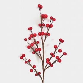 Red Berry Spray 39cm