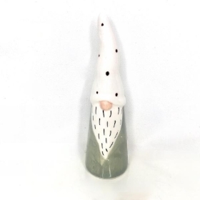 Green Ceramic Gonk 10.5cm