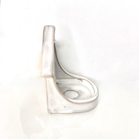 White Ceramic House Tealight Holder 8cm