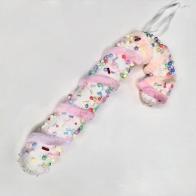 Lilac White Candy Cane 17cm