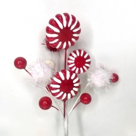 Berry & Pom Pom Pick 23cm