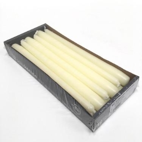 Ivory Tapered Candles x 12