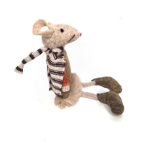 Fabric Mouse Dangly Legs 16cm