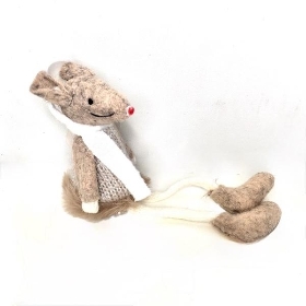 Fabric Mouse Dangly Legs 16cm