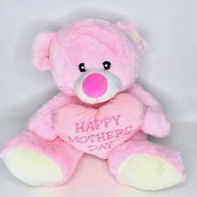 Pink Happy Mothers Day Bear 38cm
