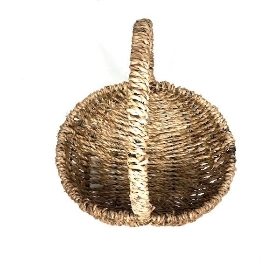 Natural Oval Seagrass Basket 22cm