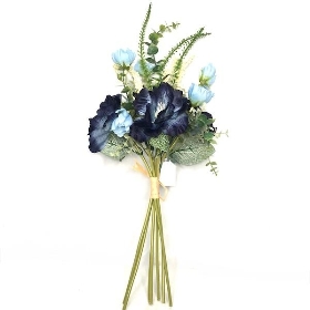 Blue Vanessa Handtie Bundle 50cm