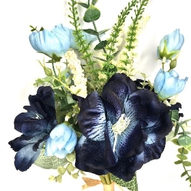 Blue Vanessa Handtie Bundle 50cm