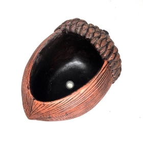 Cement Acorn Planter 22cm