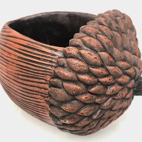 Cement Acorn Planter 22cm