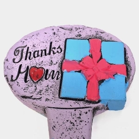 Mothers Day Cement Labels Thanks Mum 9.5cm