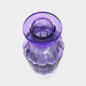 Lilac Glass Flora Bottle 10cm