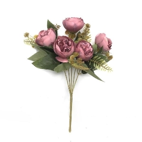 Lilac Open Peony Bush 28cm