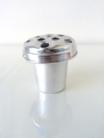 Grave Pot Insert Metal 10cm