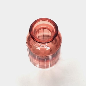 Peach Houston Bud Vase 11cm