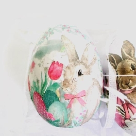 Bunny Hanging Eggs 6cm