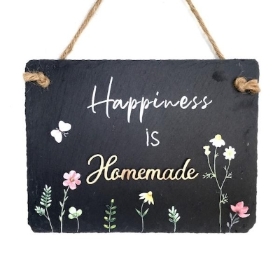 Happiness Is Homemade Slate 20cm
