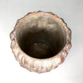 Beige Stone Calla Vase 18cm