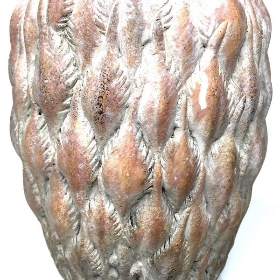 Beige Stone Calla Vase 18cm