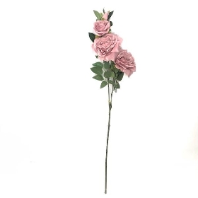 Vintage Mauve Spray Rose 90cm