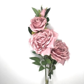 Vintage Mauve Spray Rose 90cm