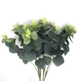 Mid Green Eucalyptus Bush 46cm