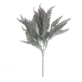 Frosted Soft Fern Bush 56cm