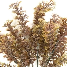 48 x Frosted Conifer Bush 34cm
