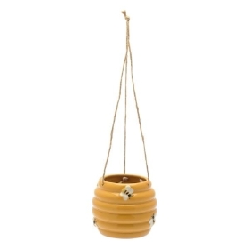Bee Hive Hanging Planter 13cm