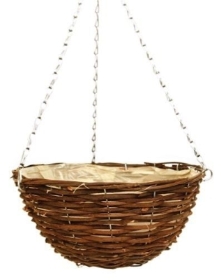 14inch Rattan Hanging Basket 
