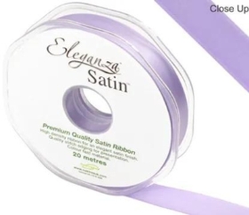 Lavender Satin Ribbon 15mm