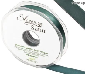 Green Satin Ribbon 15mm