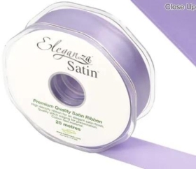 Lavender Satin Ribbon 25mm
