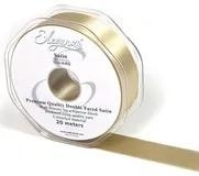 Taupe Satin Ribbon 25mm