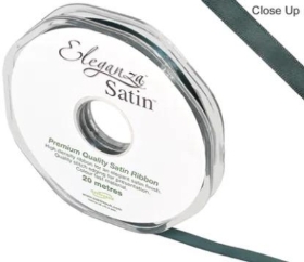 Green Satin Ribbon 6mm