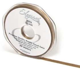 Rose Gold Satin Ribbon 6mm 