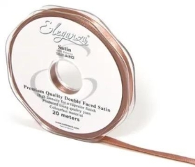 Deep Rose Gold Satin Ribbon 6mm