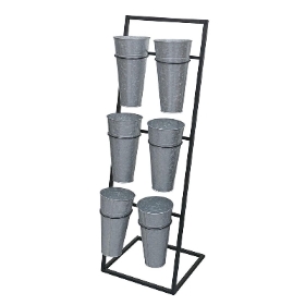 6 Bucket Flower Stand