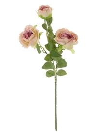 Dusty Pink Spray Rose 42cm