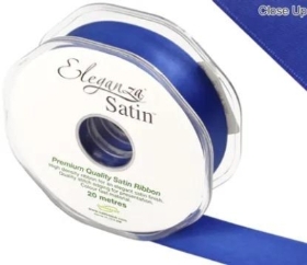 Royal Blue Satin Ribbon 25mm 