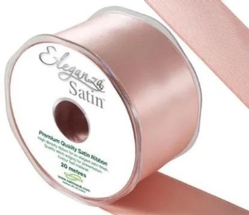Rose Gold Satin Ribbon 50mm