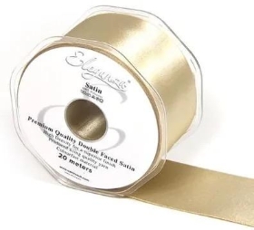 Taupe Satin Ribbon 50mm