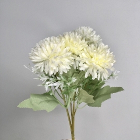 White Mini Chrysanthemum Bush 30cm