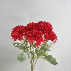 Red Mini Chrysanthemum Bush 30cm 