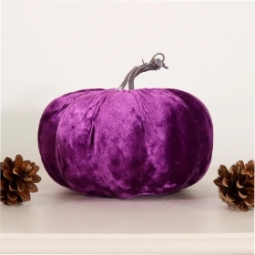 Purple Velvet Pumpkin 20cm