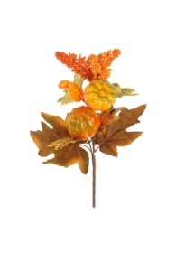 Pumpkin & Orange Fern 32cm