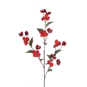 Dark Orange Dogwood Spray 93cm