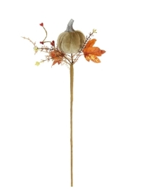 Mink Wild Pumpkin Pick 38cm