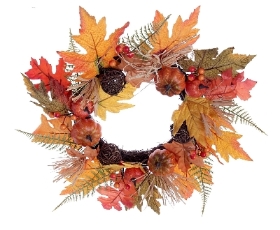 Maple Autumn Wreath 40cm