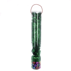 Green Tinsel Tree 50cm